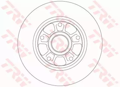 Гальмівний диск зад.Fluence/Megane (10-21)