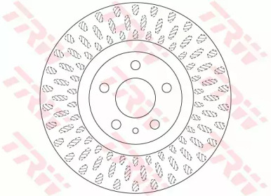 Гальмівний диск перед. FIAT 500L (12-14)