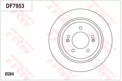 Диск тормозной (1 шт.) HYUNDAI/KIA Grandeur/Optima/Soul "R D=284mm "11>>