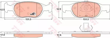 Колодки гальмівні fiat punto lancia y 1.1-1.7d 01.94-04.06 (ПРОМО)