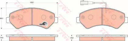 Гальмівні колодки пер. Jumper/Ducato/Boxer 06- (1.7t)