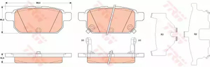 Гальмівні колодки зад. Baleno 16-/Swift 10-/Vitara 15-