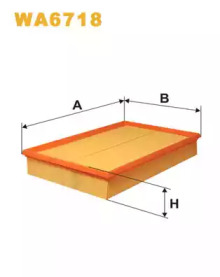 Фільтр повітряний VOLVO WA6718/AP165/2 (вир-во WIX-FILTERS)