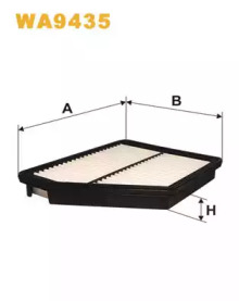 Фільтр повітряний HYUNDAI MATRIX WA9435/AP177/4 (вир-во WIX-FILTERS)