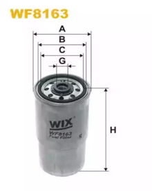 Фільтр палив. BMW E34 WF8163/PP940 (вир-во WIX-FILTERS)