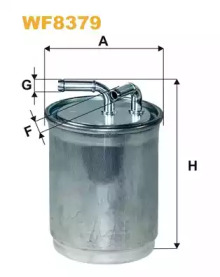 Фільтр паливний VAG 1.4, 1.6 TDI (вир-во WIX-FILTERS)
