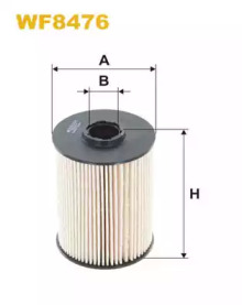 Фільтр палив. FORD MONDEO VOLVO C30, C70 II, S40 II, S80 II (вир-во WIX-FILTERS)