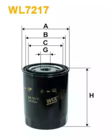 Фільтр масляний двигуна VW WL7217/OP525/3 (вир-во WIX-FILTERS)