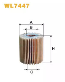 Фільтр масляний двигуна WL7447/685 (вир-во WIX-FILTERS)