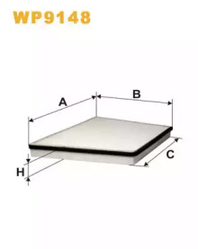 Фільтр салону WP9148/K1146 (вир-во WIX-FILTERS)