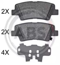 Комплект тормозных колодок, дисковый тормоз