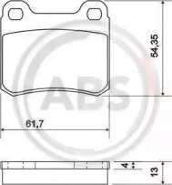 Комплект тормозных колодок, дисковый тормоз