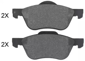 Комплект тормозных колодок, дисковый тормоз