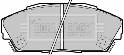 Комплект тормозных колодок, дисковый тормоз