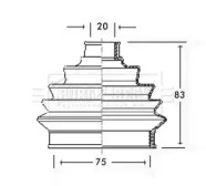 Пыльник, приводной вал