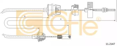 Трос, управление сцеплением