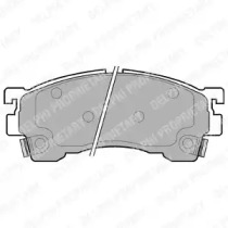 Комплект тормозных колодок, дисковый тормоз