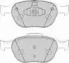 Комплект тормозных колодок, дисковый тормоз