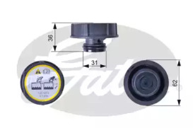 Крышка, резервуар охлаждающей жидкости