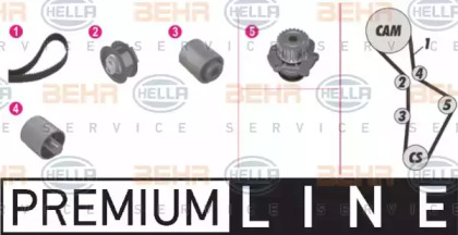 Водяной насос + комплект зубчатого ремня