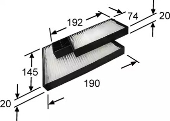 Фильтр, воздух во внутренном пространстве
