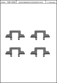 Комплектующие, колодки дискового тормоза