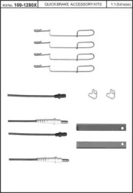 Комплектующие, колодки дискового тормоза