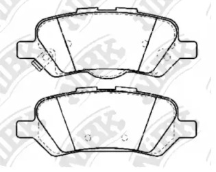 Комплект тормозных колодок, дисковый тормоз