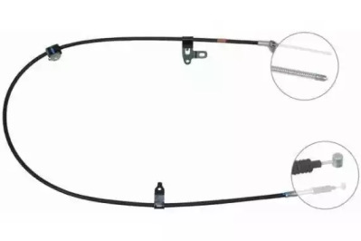 Трос, стояночная тормозная система