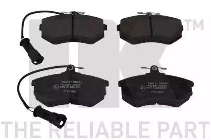 Комплект тормозных колодок, дисковый тормоз