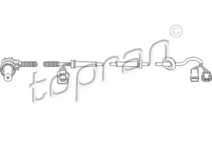 Датчик, частота вращения колеса