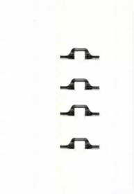 Комплектующие, колодки дискового тормоза