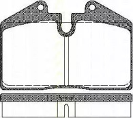Комплект тормозных колодок, дисковый тормоз