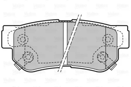 Комплект тормозных колодок, дисковый тормоз