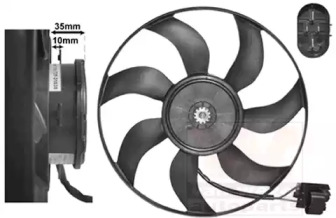 Вентилятор, охлаждение двигателя